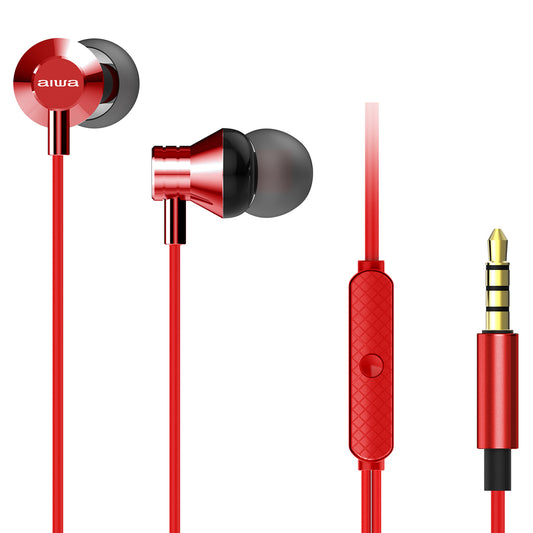 Auriculares AIWA ESTM50RD | 10mm, 20Hz-20kHz
