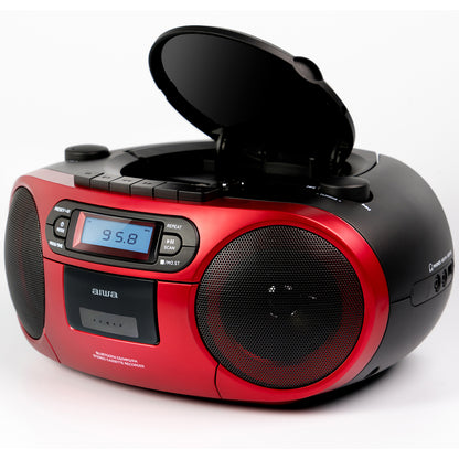 Rádio AIWA BBTC550RD | Bluetooth, CD, FM