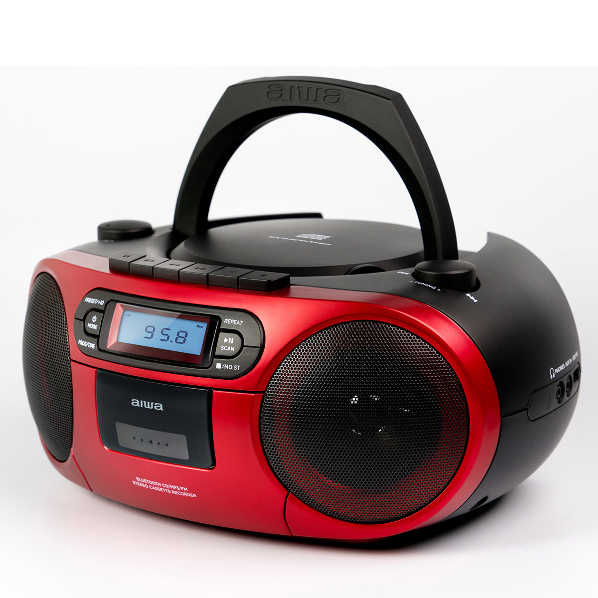 Rádio AIWA BBTC550RD | Bluetooth, CD, FM