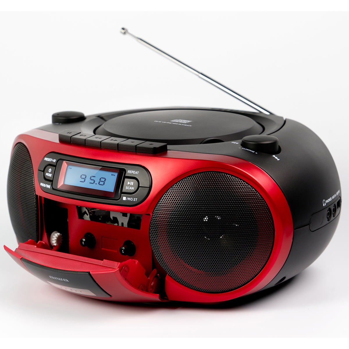 Rádio AIWA BBTC550RD | Bluetooth, CD, FM