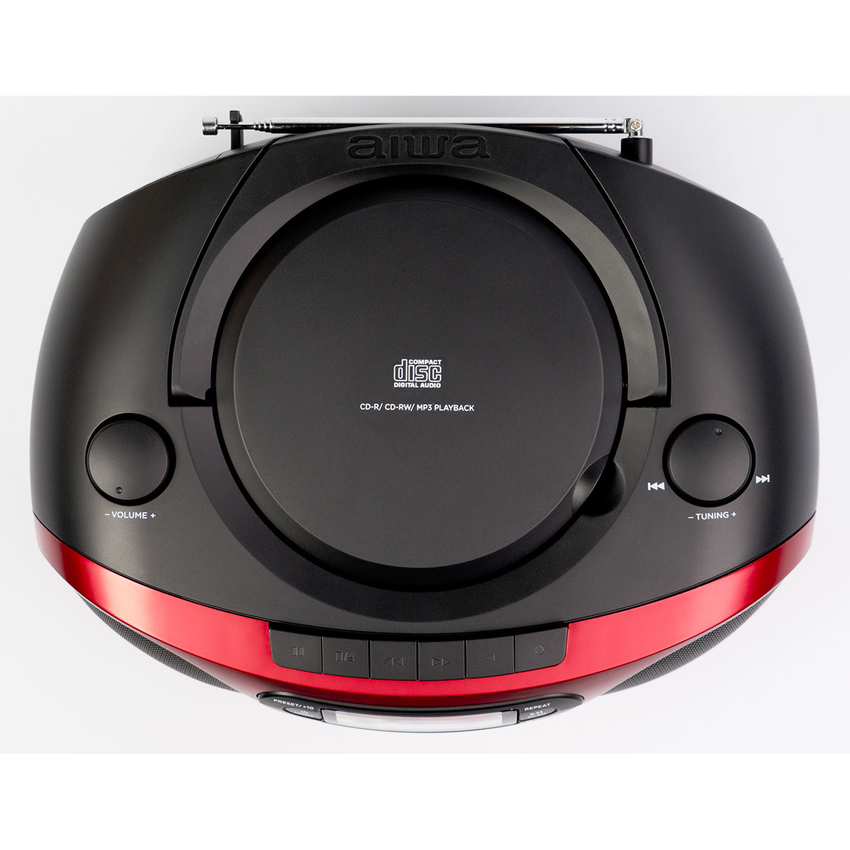 Rádio AIWA BBTC550RD | Bluetooth, CD, FM