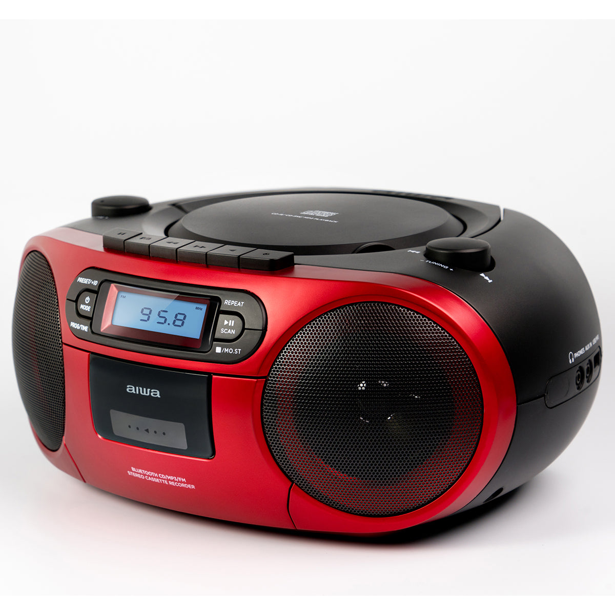 Rádio AIWA BBTC550RD | Bluetooth, CD, FM