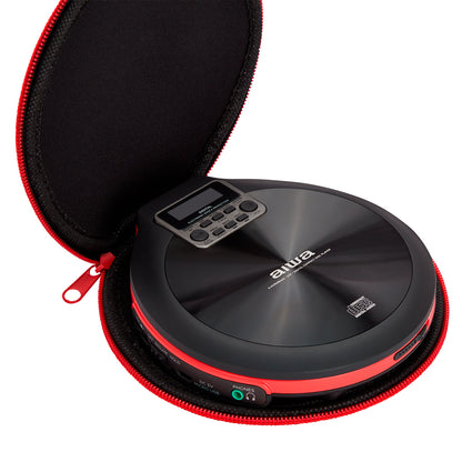 Leitor de CD AIWA PCD810RD | 20 Memórias, Anti Choque, Display LCD