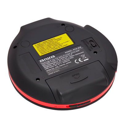 Leitor de CD AIWA PCD810RD | 20 Memórias, Anti Choque, Display LCD