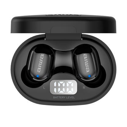 Auriculares True Wireless AIWA EBTW150BK | BT 5.0, 15h, Micro duplo