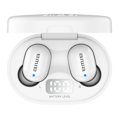 Auriculares In-Ear AIWA EBTW150WT | BT 5.0, 15h bateria, Micro duplo