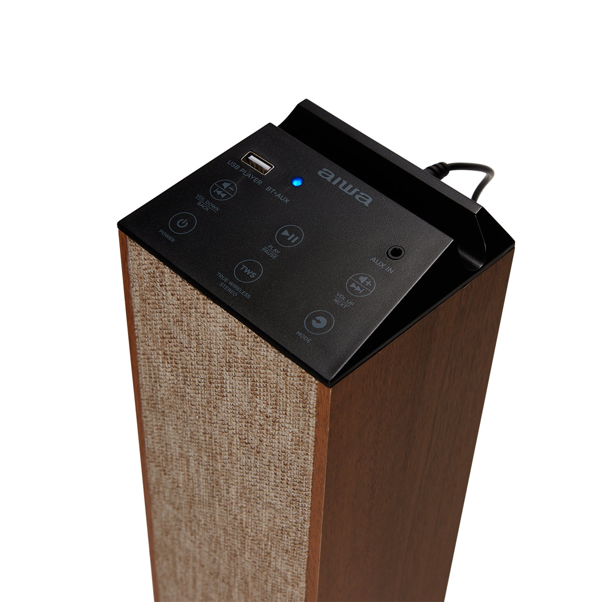 Coluna Bluetooth AIWA TSBT270WD | 50W RMS, Bluetooth 5.0, TWS