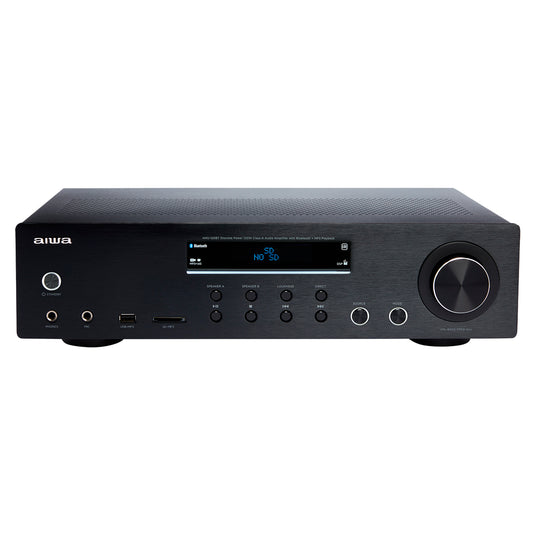 Amplificador AIWA AMU120BTBK | 120W RMS, Bluetooth 5.0, USB