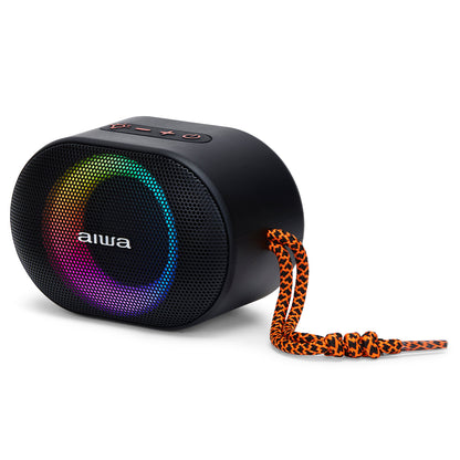 Coluna Bluetooth AIWA BST330BK | 10W, Bluetooth 5.0, IPX6