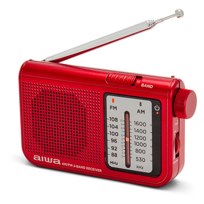 Rádio de Bolso AIWA RS55/RD | AM/FM, Antena, Auriculares