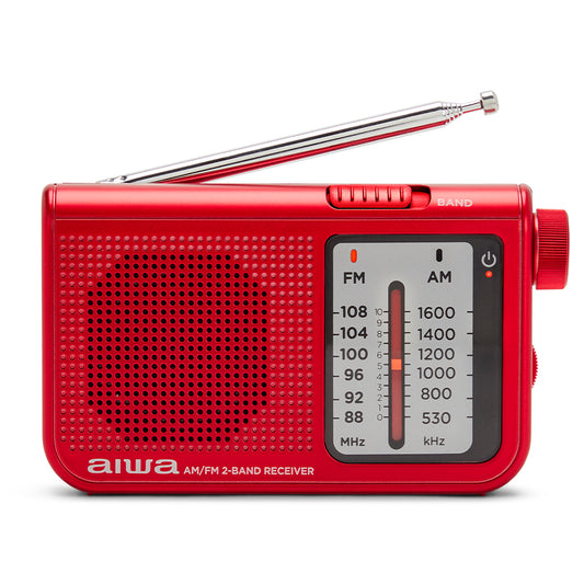 Rádio de Bolso AIWA RS55/RD | AM/FM, Antena, Auriculares