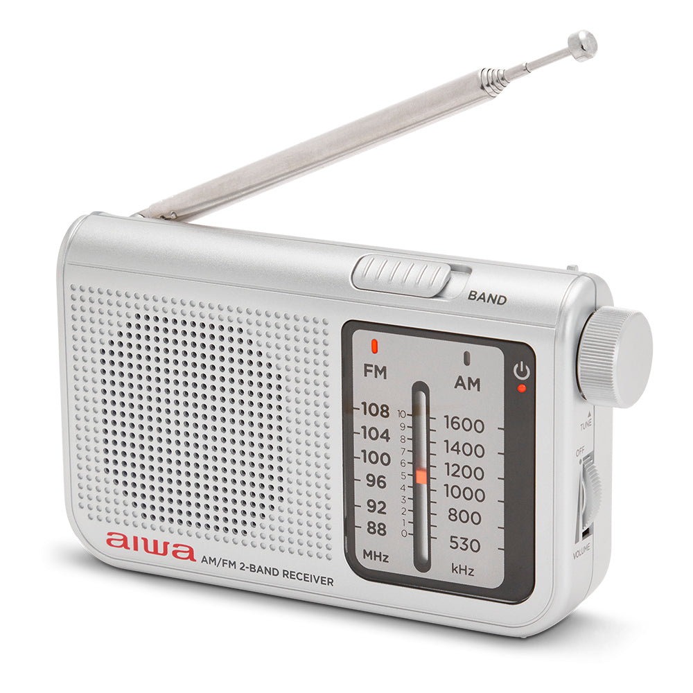 Rádio de Bolso AIWA RS55SL | AM/FM, Antena, Auriculares