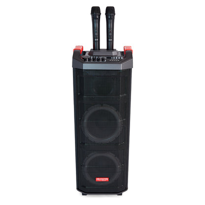 Coluna Trolley AIWA KBTUS608 | 80W RMS, Bluetooth 5.0, Karaoke