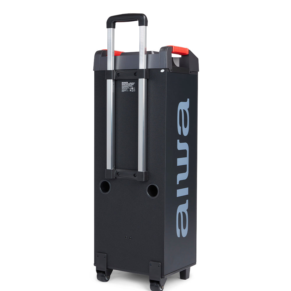 Coluna Trolley AIWA KBTUS710 | 90W RMS, Bluetooth 5.0, Karaoke