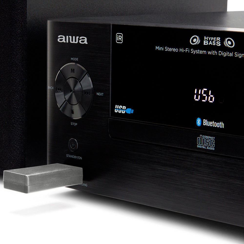 Micro Hi-fi AIWA MSBTU500 | Bluetooth 5.0, 50W RMS, CD