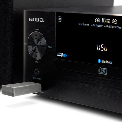 Micro Hi-fi AIWA MSBTU500 | Bluetooth 5.0, 50W RMS, CD