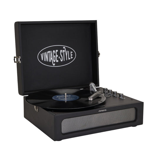 Gira-discos AIWA VPX1971BK | Bluetooth, 33/45 rpm, USB