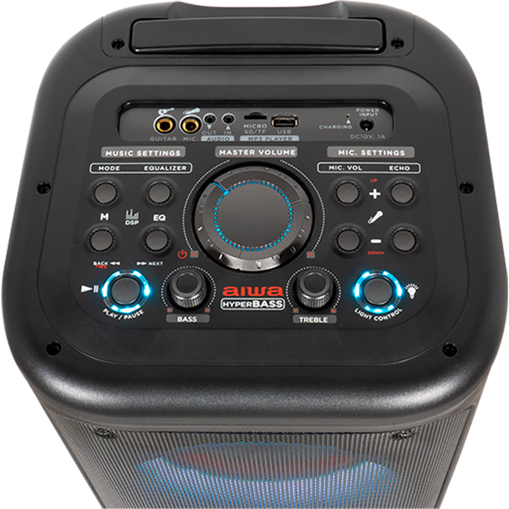 Coluna Bluetooth AIWA KBTUS450 | 40W RMS, Bluetooth 5.0, USB