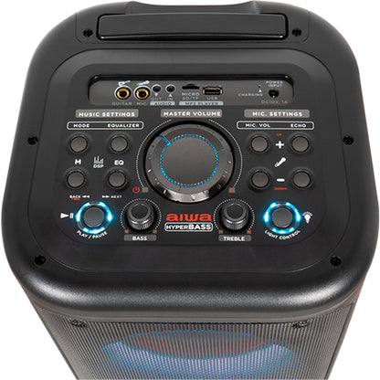 Coluna Bluetooth AIWA KBTUS450 | 40W RMS, Bluetooth 5.0, USB