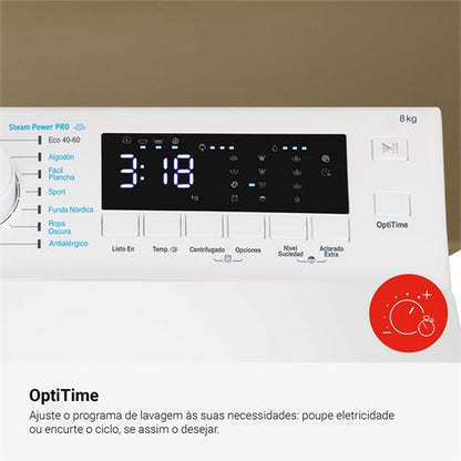 Máquina de Lavar Roupa FAGOR 4FET-8013 | 8kg, 1250rpm