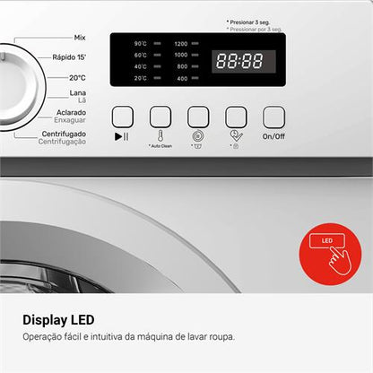 Máquina de Lavar Roupa FAGOR 3FE-7712 | 7kg, 1200rpm, Classe A