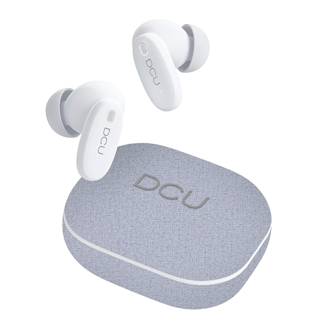 Auriculares DCU CityEcho ANC+ENC | Bluetooth 6.0, Cinza
