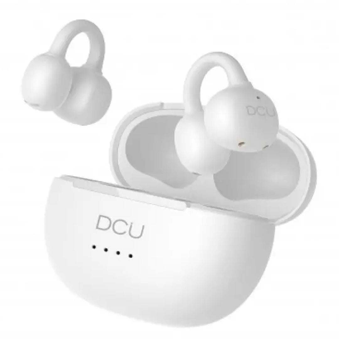 Auriculares DCU Airclip | Bluetooth, Branco