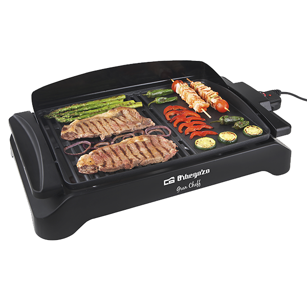 Grelhador ORBEGOZO BC 4000 | 2000W, 43x30cm