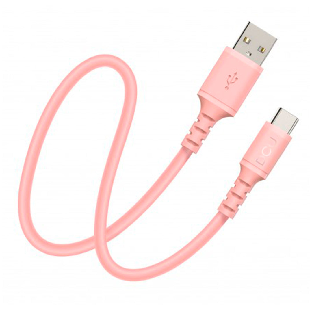 Cabo USB DCU Tipo A para USB-C | 1m, Rosa, 3A