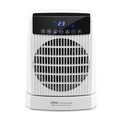 Termoventilador UFESA Persei Digital | 2000W, Temporizador 24h, ECO