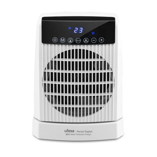 Termoventilador UFESA Persei Digital | 2000W, Temporizador 24h, ECO
