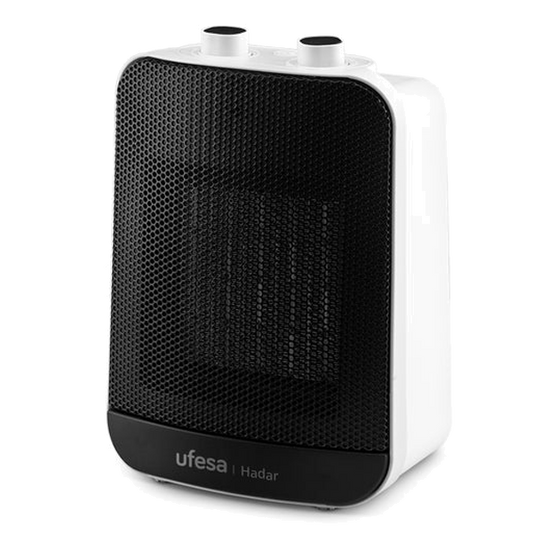 Termoventilador UFESA Hadar 83105991 | 2000W, Termostato, Proteção