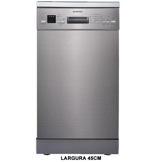 Máquina de Lavar Loiça INFINITON DIW-4513XD3 | 10 talheres, 45cm