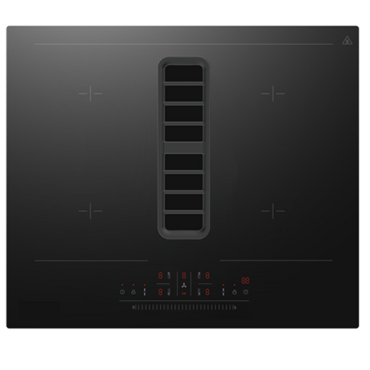 Placa de Indução Meireles MI 6 Flow | 60cm, Exaustor Integrado, 2 Zonas Flexíveis