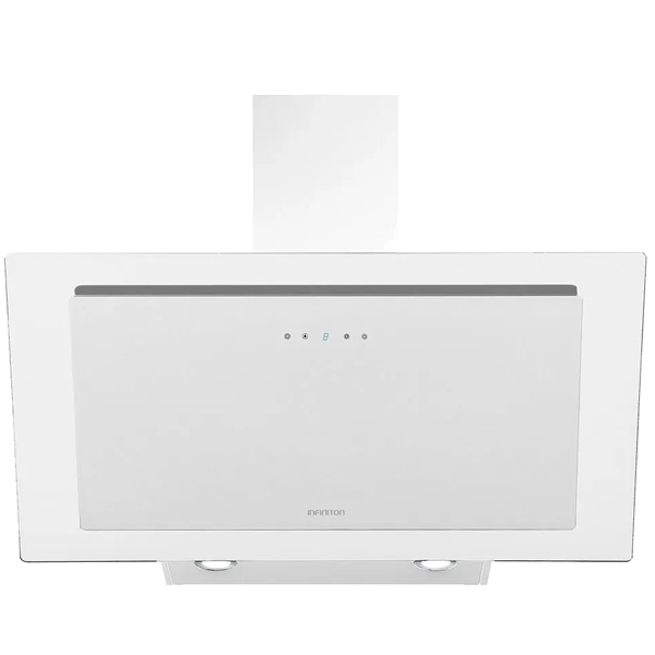 Chaminé Infiniton CMPTRALBL94 | 720 m³/h, Painel Touch, Vidro Branco