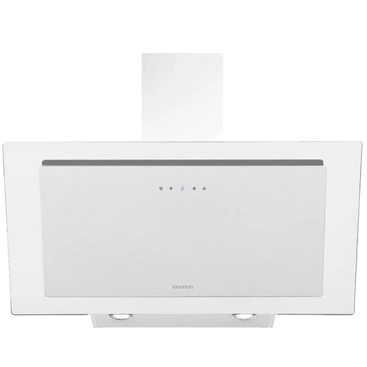 Chaminé Infiniton CMPTRALBL94 | 720 m³/h, Painel Touch, Vidro Branco