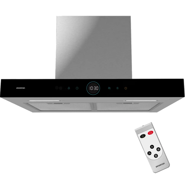 Exaustor de Parede Infiniton CmptClr60s | 800m³/h, 67dB, Inox