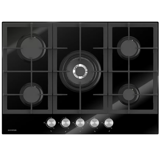 Placa a Gás Infiniton 78GLN52 | 5 Queimadores, Preto