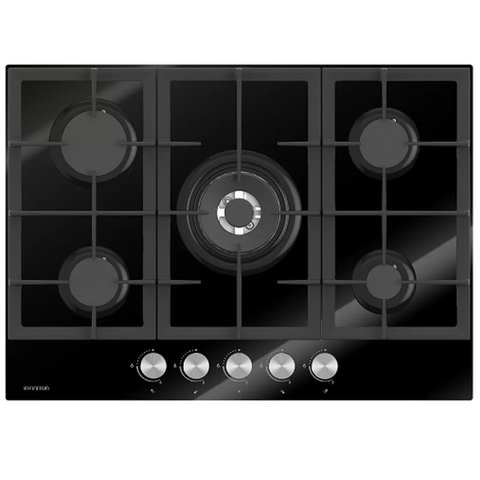 Placa a Gás Infiniton 78GLN52 | 5 Queimadores, Preto