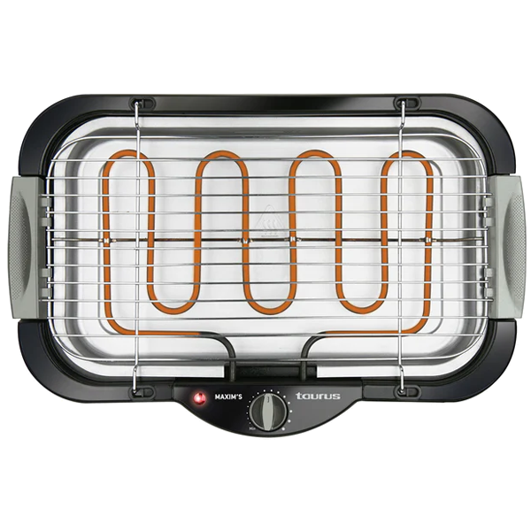 Grelhador Taurus Maxim´s | 2400W, 41x24cm, Termostato regulável
