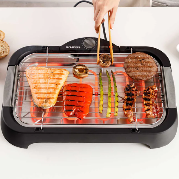 Grelhador Taurus Maxim´s | 2400W, 41x24cm, Termostato regulável