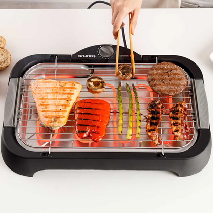 Grelhador Taurus Maxim´s | 2400W, 41x24cm, Termostato regulável