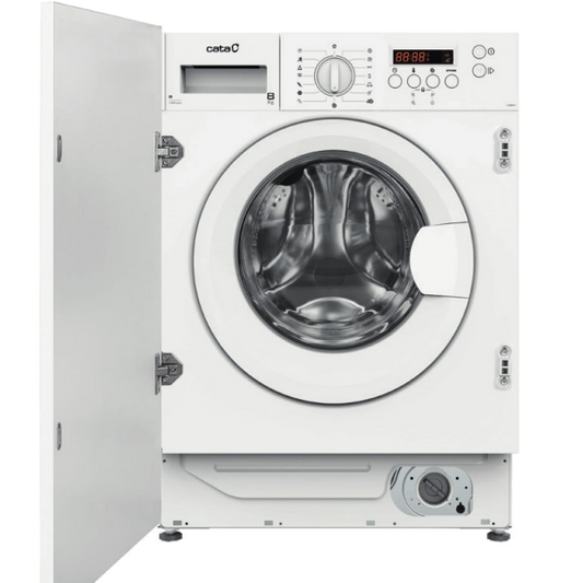 Máquina de Lavar Roupa Encastrável Cata LI08015 | 8kg, 1400rpm, A