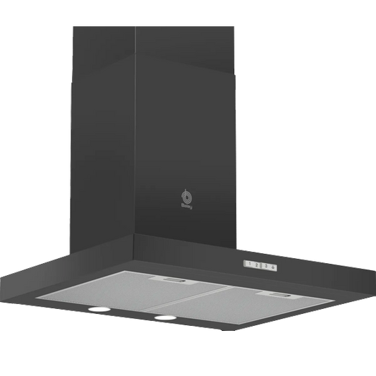 Chaminé BALAY 3bc065mn | 60cm, 525 m³/h, Preto