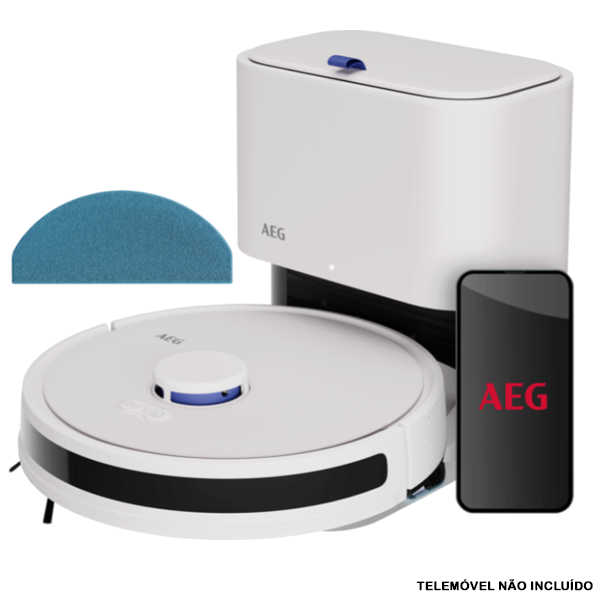 Aspirador Robot AEG AR71UW2SW | LiDAR, 4000Pa, 2.4L