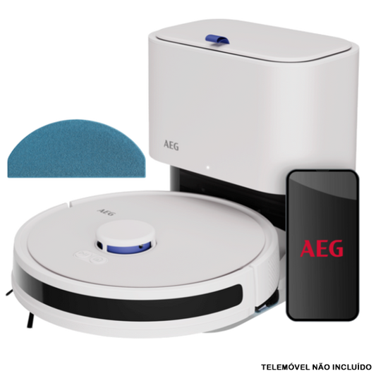 Aspirador Robot AEG AR71UW2SW | LiDAR, 4000Pa, 2.4L