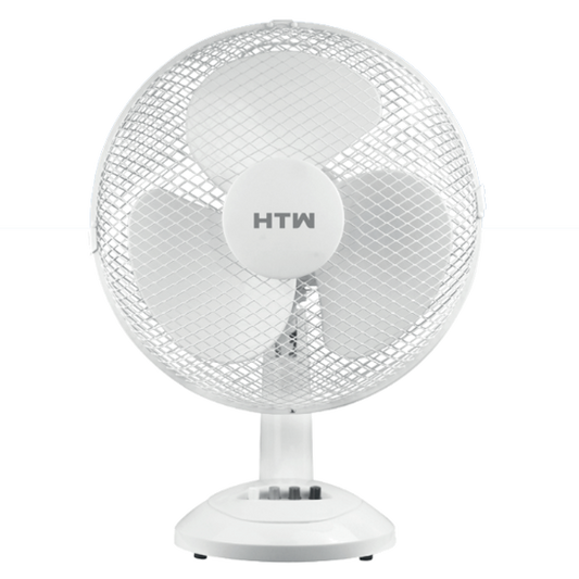 Ventoinha de Mesa HTW VM45FT | 45.15 m³/min, 3 Velocidades, Branco