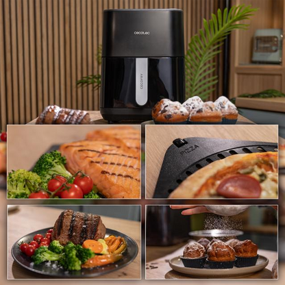 Fritadeira Sem Óleo Cecotec Cecofry&grill Duoheat 4000 | 4L
