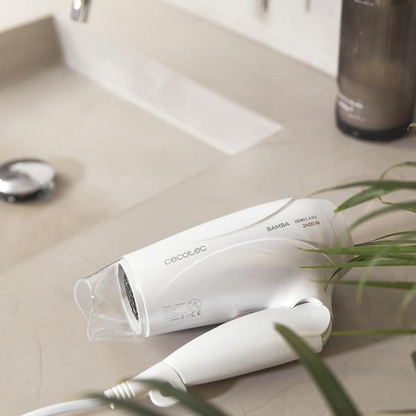 Secador De Cabelo Cecotec Bamba Ionicare Travelwhite | 2400W