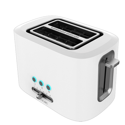 Torradeira CECOTEC TOAST&TASTE 9000 DOUBLE White | 980W, 2 ranhuras